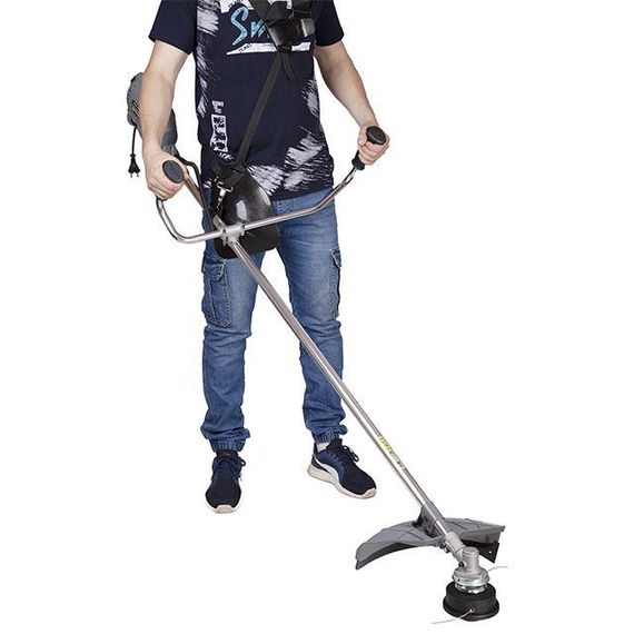 Тример електричний, 1400 Вт, котушка, 3-зубчастий ніж INTERTOOL DT-2258 | Зображення 9