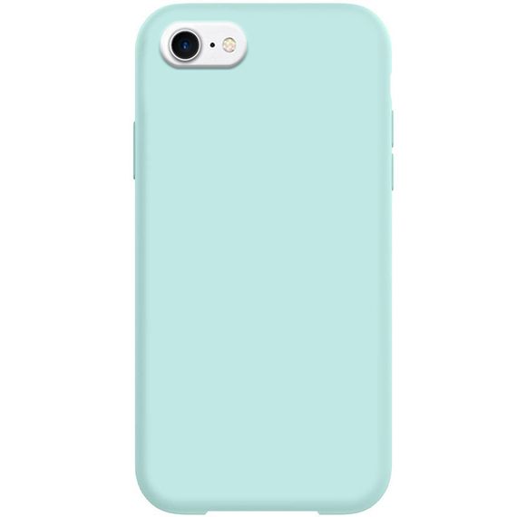 Чохол Silicone Case Full Protective (AA) NO LOGO для Apple iPhone 6/6s (4.7") Бірюзовий / Turquoise