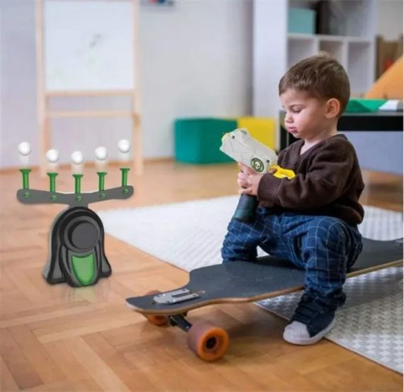 Воздушный тир детский игровой набор Hover Shot Стрельба по парящим шарикам летающие мишени | Зображення 2