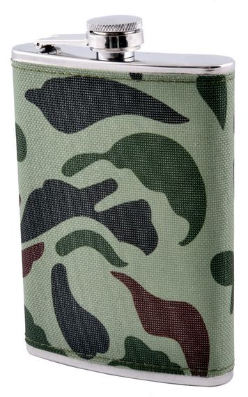 Фляга из пищевой нержавеющей стали Камуфляж (9oZ) MC-9