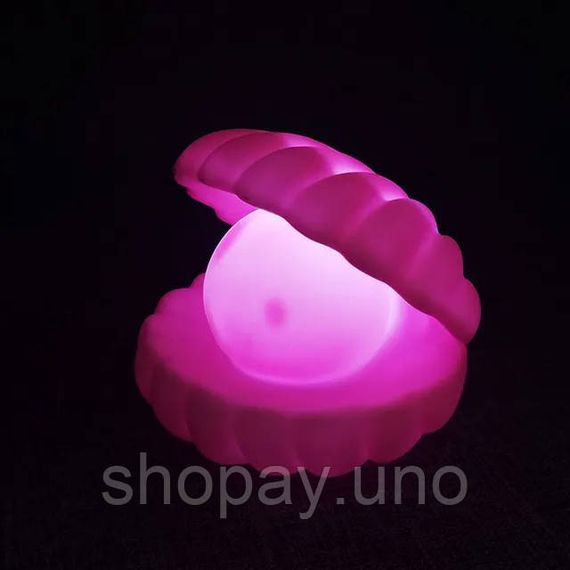 Ночник Ракушка с жемчужиной Perl Light · LED светильник настольный беспроводной с USB зарядкой | Зображення 5