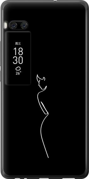 Чехол на Meizu Pro 7 Plus Силуэт1 "4590u-1131-17620"