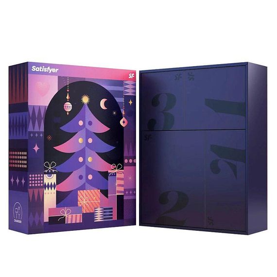 Подарунковий набір Satisfyer Advent Box – іграшки для дорослих, аксесуари та білизна в наборі | Зображення 1