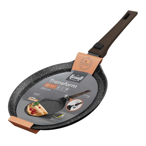 Сковорода для блинов антипригарная Krauff Transform 24 см 25-305-088 алюминиевая для всех плит | Зображення 2