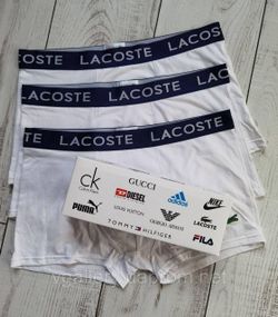 Чоловічі Труси боксери Lacoste труси Лакоста 2XL, Світло-блакитний