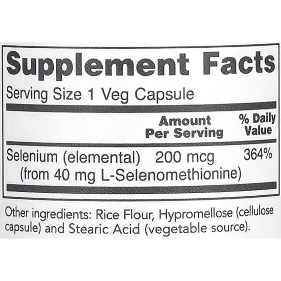 Селен Protocol for Life Balance Selenium 200 mcg 90 Veg Caps | Зображення 1