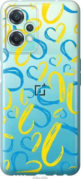 Чехол на OnePlus Nord CE 2 Lite Сердца UA "5292u-2684-17620"