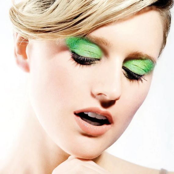 Глітерний пігмент для очей Зелений з блискітками Stargazer Glitter Eyedust №101 | Зображення 2