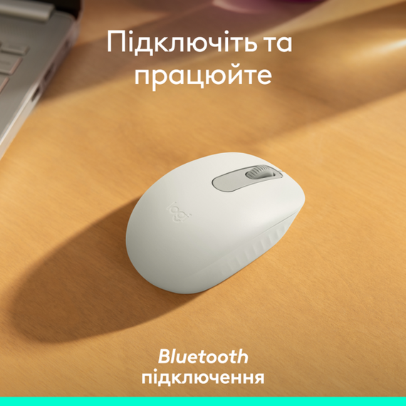 Мишка Logitech M196 Bluetooth Off-White (910-007460) | Зображення 1