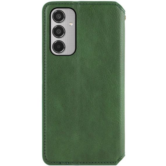 Кожаный чехол-книжка GETMAN Cubic (PU) для Samsung Galaxy M35 5G Зеленый | Зображення 1