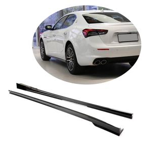 Бокові пороги V2 (для Base/S/S Q4/Diesel/250 Diesel, Карбон) для Maserati Ghibli 2013-2023 рр
