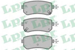 Колодка гальм. диск. HYUNDAI ACCENT, i30, задн. (вир-во LPR) LPR 05P1344 на HYUNDAI i30 CW (FD)