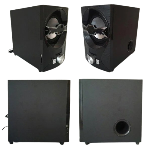 Колонка для комп'ютера XPRO EAR-603 60Вт AUX, Bluetooth чорна (EAR-603) | Зображення 4