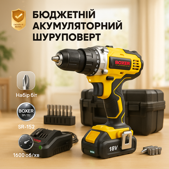Дриль шуруповерт акумуляторний, Професійний дриль-шуруповерт з бітами, Акумуляторний міні-шуруповерт RS-91