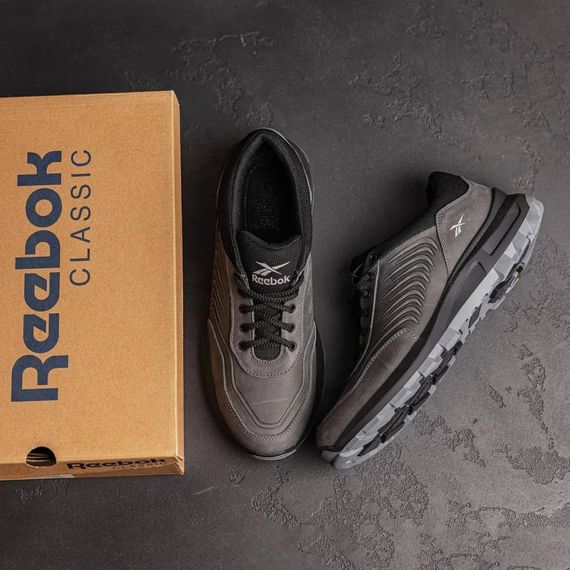Чоловічі демісезонні кросівки Reebok сірі | Зображення 8