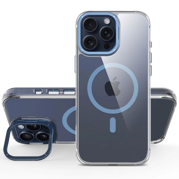 Чохол TPU Space Case Apex with MagSafe для Apple iPhone 16 Pro Max (6.9") Navy Blue | Зображення 2