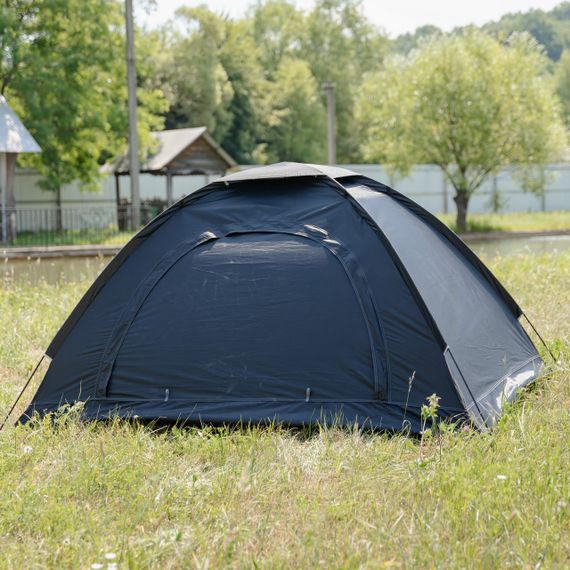 Намет двомісний 200×150×120 см кемпінговий туристичний для риболовлі LU-025B Чорний | Зображення 3
