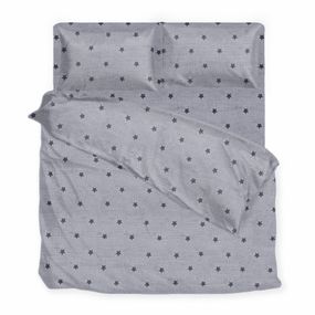 Комплект постельного белья SoundSleep Gray Stars бязь подростковый 160х215 см серый (2800004775250)