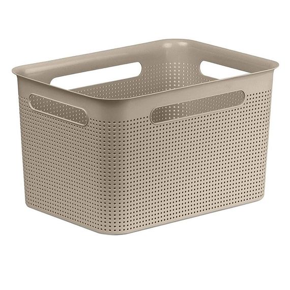 Кошик для зберігання Rotho (Рото) Brisen 16 л (10239) Капучино