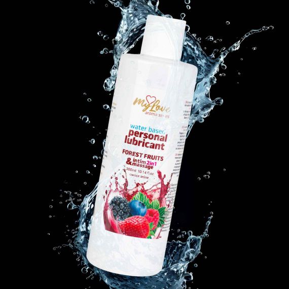 2в1 лубрикант та масажний гель - MyLove Aroma Series Intim&Massage Forest Fruits, 300 мл Sex Aura | Зображення 3
