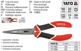 Щипцы YATO Польша удлиненные плоские l=160 мм YT-1943