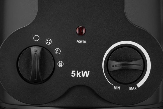 Теплова гармата Ardesto 5,0 кВт, площа обігріву 50 кв.м., чорний, підлоговий (IFH-05B) | Зображення 5