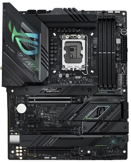 Материнcька плата ASUS ROG STRIX Z790-F GAMING WIFI s1700 Z790 4xDDR5 M.2 HDMI-DP Wi-Fi BT ATX (90MB1CP0-M0EAY0)