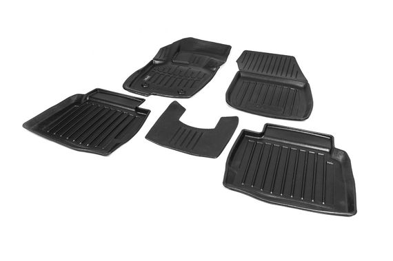 Килимки Stingray 3D (5 шт, поліуретан) для Ford Mondeo 2014-2019 рр | Зображення 1