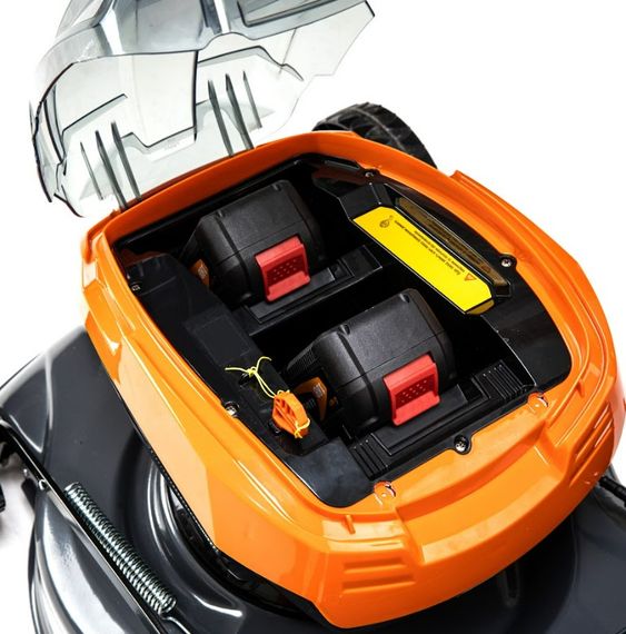 Газонокосарка акумуляторна GTM BLM48-SP 2x18 В + 2 АКБ та 2 ЗП (BLM48-SP_KIT) | Зображення 4