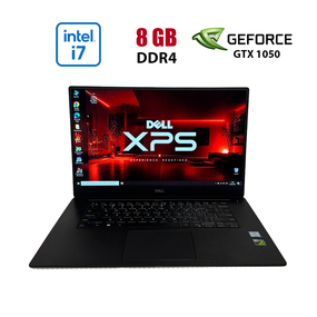 Ігровий ноутбук Dell XPS 9560 / 15.6" (1920x1080) IPS / Intel Core i7-7700HQ (4 (8) ядра по 2.8 - 3.8 GHz) / 8 GB DDR4 / 256 GB SSD / nVidia GeForce GTX 1050, 4 GB GDDR5, 128-bit / WebCam б/в