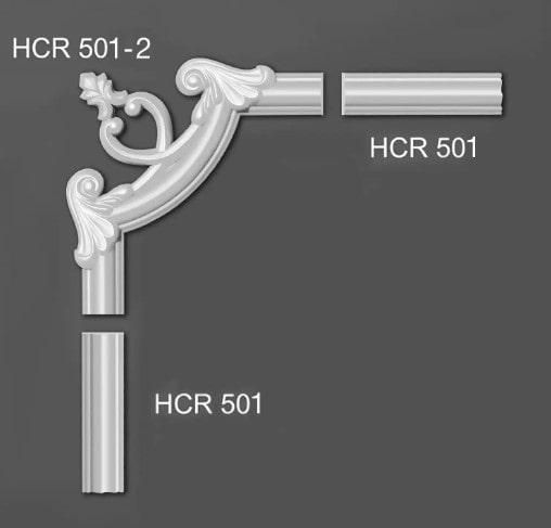 Молдинг гнучкий поліуретановий Grand Decor HCR 501 Flex | Зображення 2