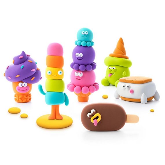 Меганабір пластиліну "Файні морозивка" ЛІПАКА 15029-UA01 самостійно твердіє | Зображення 3