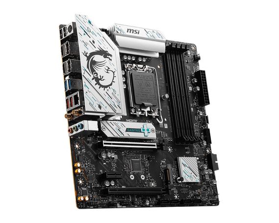Материнcька плата MSI B760M GAMING PLUS WIFI s1700 B760 4xDDR5 HDMI DP WiFi BT mATX 911-7D99-051 | Зображення 1