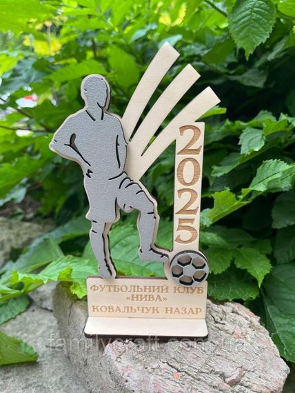 Іменний дерев’яний кубок-нагорода з гравіюванням за досягнення або активність | Зображення 2