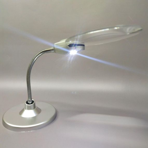 Лупа настільна з LED підсвічуванням MG5B-4 - діаметр лінзи 107 мм | Зображення 7