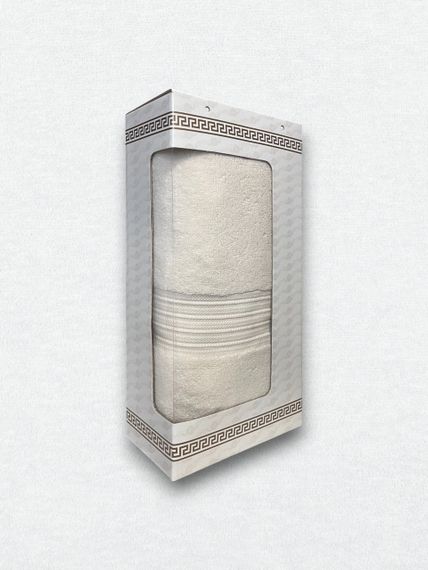 Полотенце махровое SB-2 Kayra 70x140 см. кремовый | Зображення 1