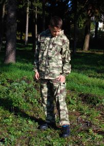 Костюм камуфляжный детский утепленный (подклада + синтепон) с капюшоном "болото" One-Point