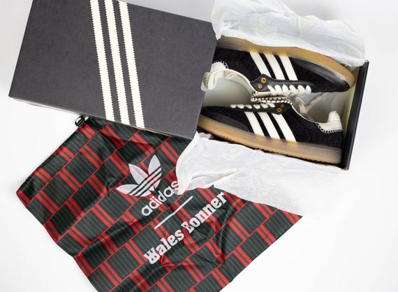 Жіночі кросівки Adidas Samba Pony x Wales Bonner Black | Зображення 5