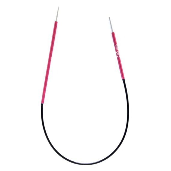 Спиці кругові KnitPro Zing, 25 см (2,25 мм)