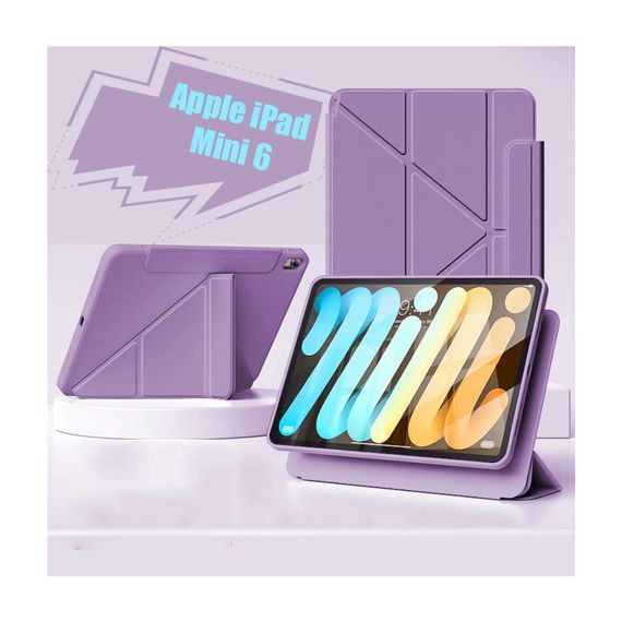 Чохол до планшета BeCover Ultra Slim Origami Flex Apple iPad Mini 6 2021 Purple (712968) | Зображення 4