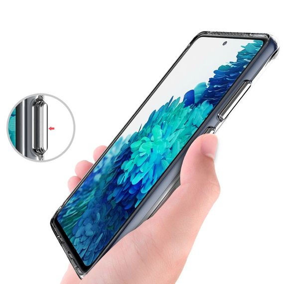 Чохол TPU Space Case transparent для Samsung Galaxy S20 FE Прозорий | Зображення 2