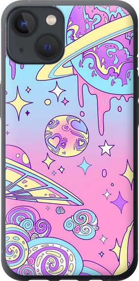 Чехол на iPhone 13 Розовая галактика "4146u-2374-17620"