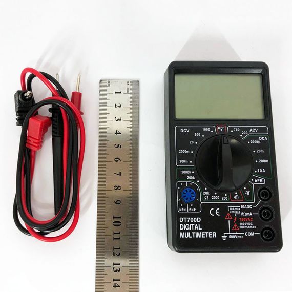 Тестер для электрика Digital Tech DT700D, Мультиметр тестер вольтметр, YQ-862 Тестеры электроизмерительные