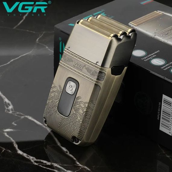 Профессиональная электробритва Шейвер VGR V-335 Shaver с тремя SZ-319 ножевыми блоками | Зображення 2