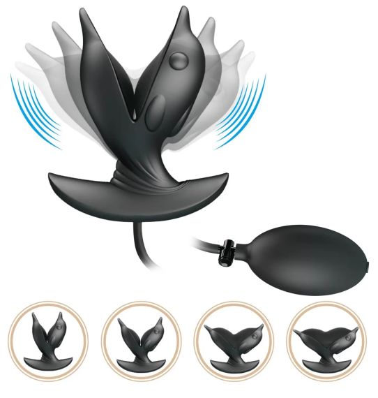 Анальна пробка що розкривається, з вібрацією Pretty Love - Hanson, BI-040161Q sexstyle | Зображення 1