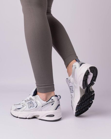 Женские кроссовки N-e-w B-alanc-e 530 White Silver Navy Premium, Вьетнам