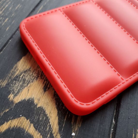 Чохол силіконовий Down Jacket для Xiaomi Redmi Note 11 4G / 11s колір Червоний | Зображення 4