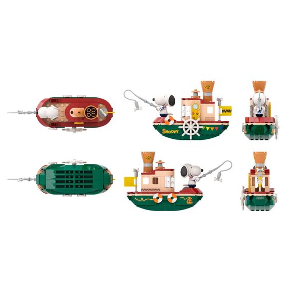 Конструктор Pantasy Snoopy - Пароход (86907) | Зображення 2