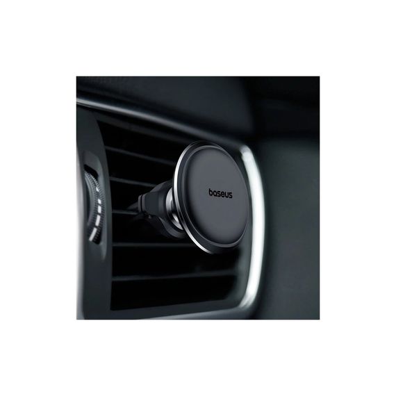 Універсальний автотримач Baseus Magnetic Car Mount Phone Holder with Cable Clip Air Vent Version Cluster Black (C40141201113-00) | Зображення 7