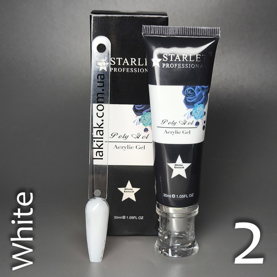 Полігель Starlet Professional №02 (white) в тюбику 30мл